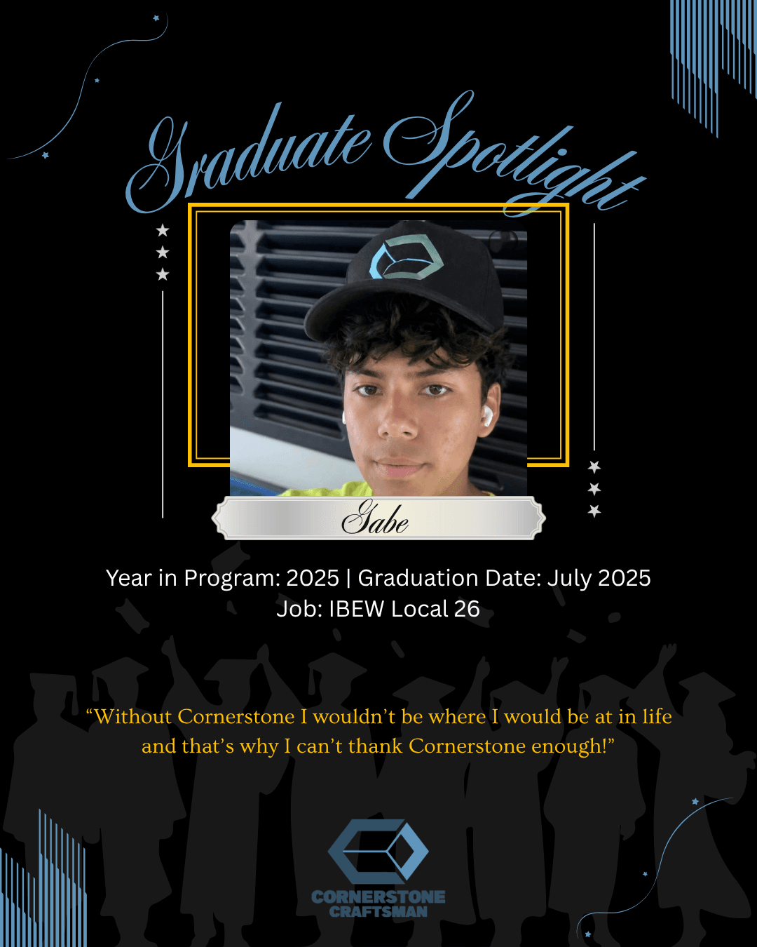 Graduate spotlight: Gabe